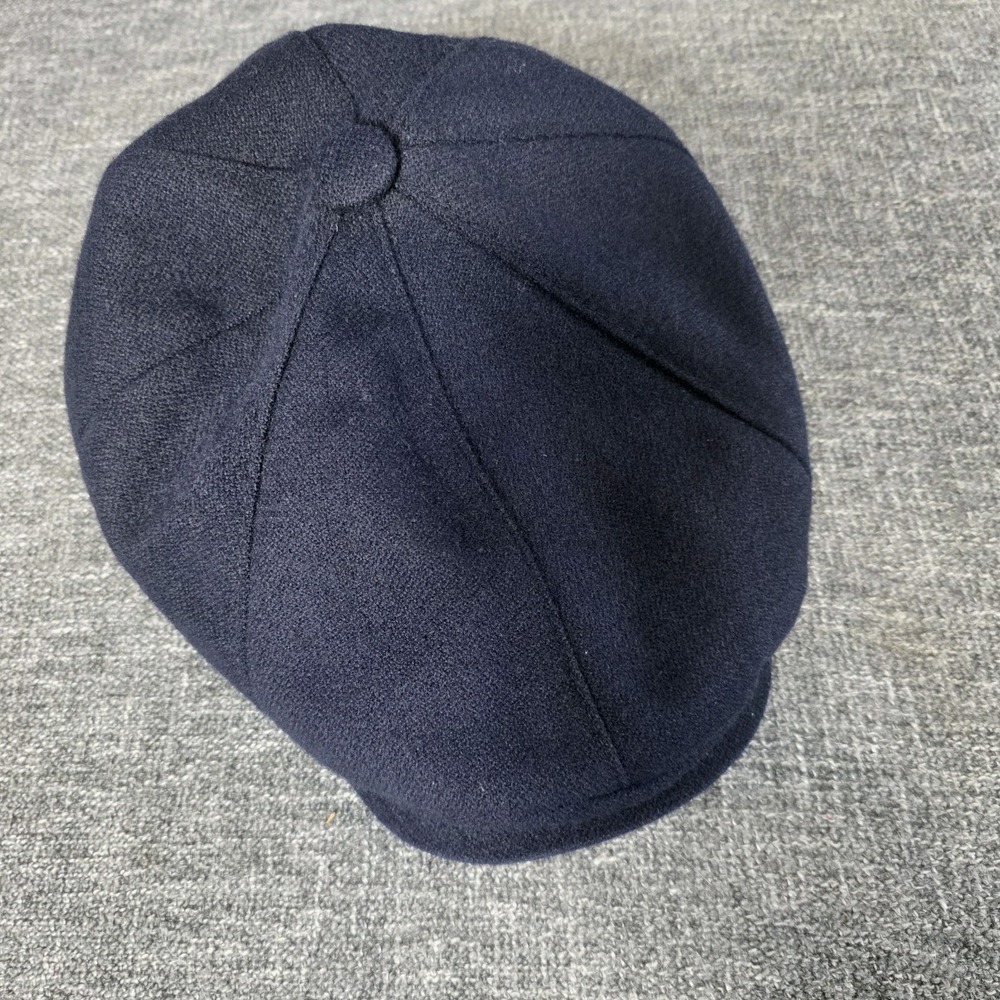 Pendleton Navy Blue Wool Blend Classic 8 Panel Newsboy Cap Hat L AB287-71202